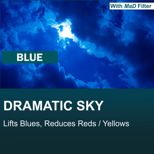 Blue Full Colour Camera Lens Filter image 1