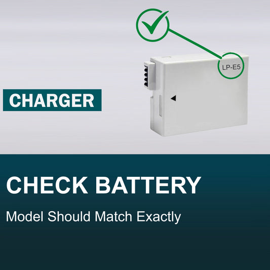 USB Battery Charger for LP-E5 Canon EOS 450D 500D 1000D Rebel T1i XS XSi Kiss X3 image 1
