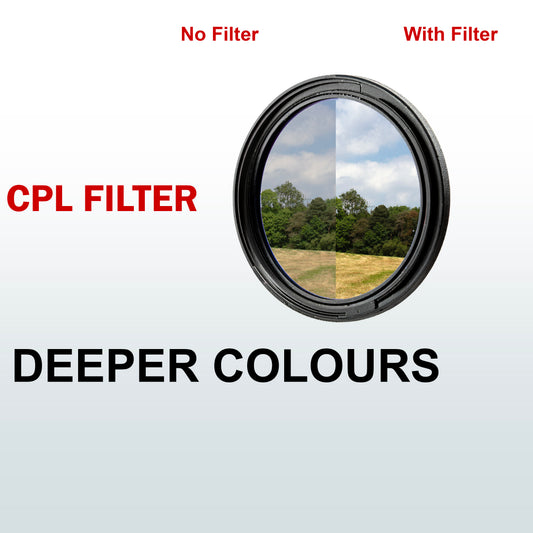 CPL Circular Polarising Camera Lens Filter