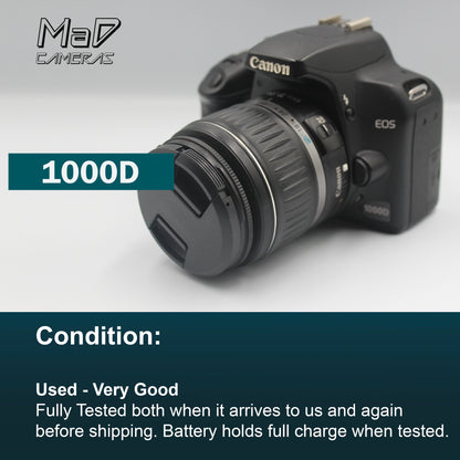 Canon EOS 1000D Digital Camera DSLR Starter Set Bundle