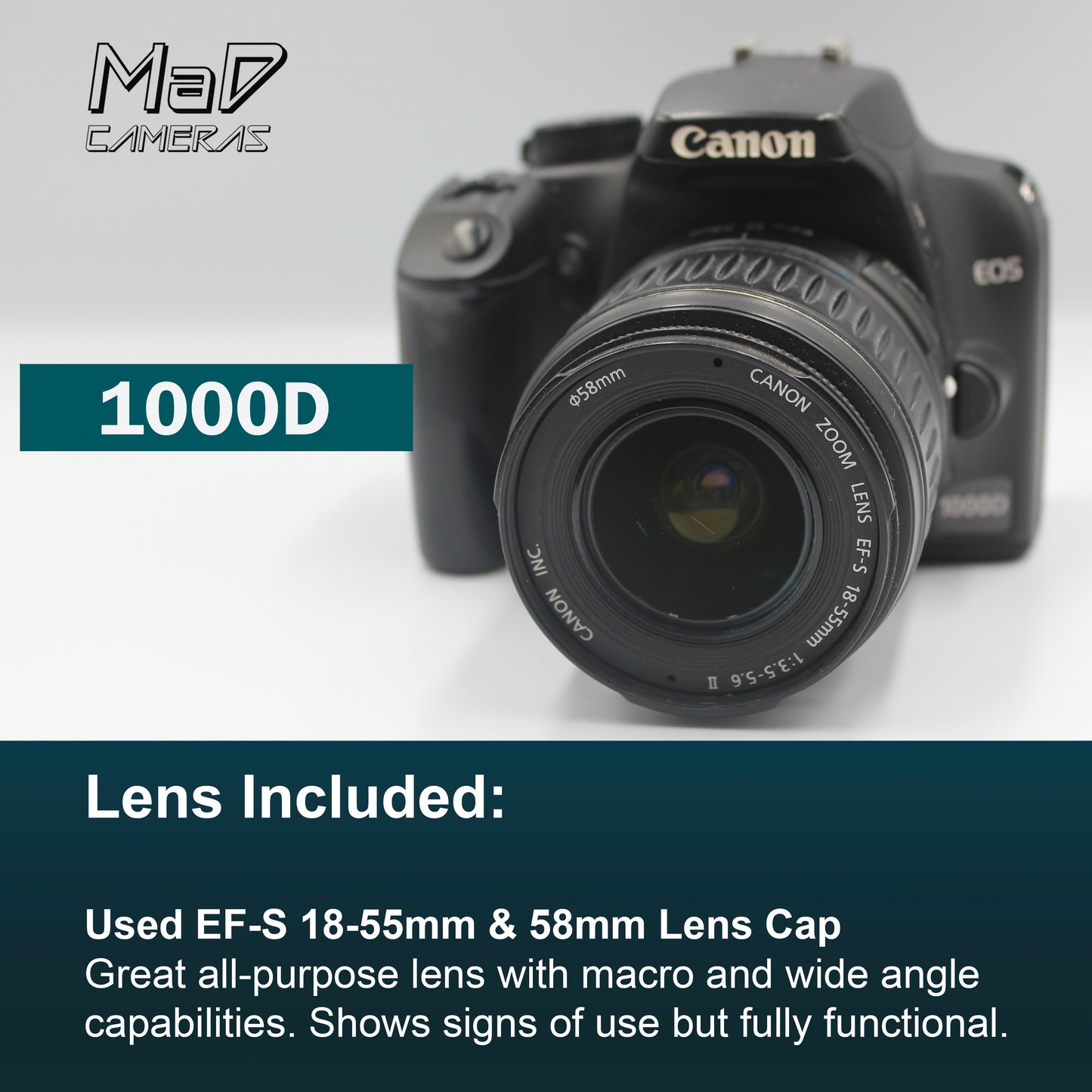 Canon EOS 1000D Digital Camera DSLR Starter Set Bundle