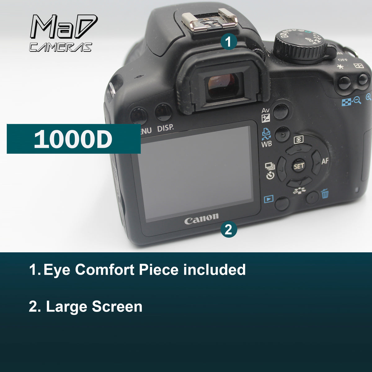 Canon EOS 1000D Digital Camera DSLR Starter Set Bundle