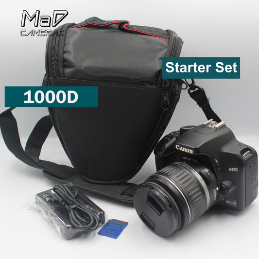 Canon EOS 1000D Digital Camera DSLR Starter Set Bundle