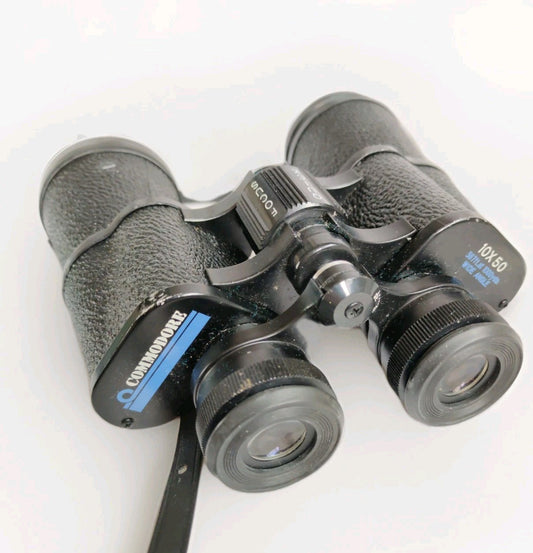 Commodore 10x50 Wide Angle Quick Focus Binoculars Excellent HD Image Made Japan