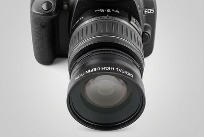 Super Wide Angle Lens Adapter Filter 0.45x - 52mm / 58mm