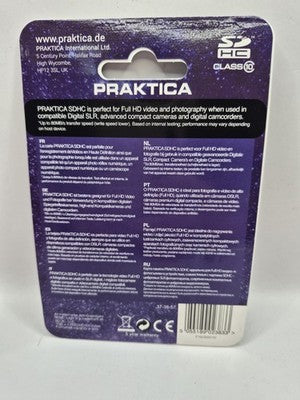 Praktica High Speed 16 GB Memory SDHC Memory Card Up To 80MB/s  New UNUSED