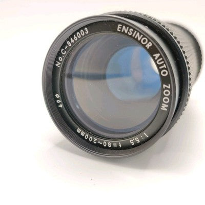 Vintage Ensinor Zoom 80-200mm F5.5 Telephoto Lens For Canon FD Mount SLR Camera