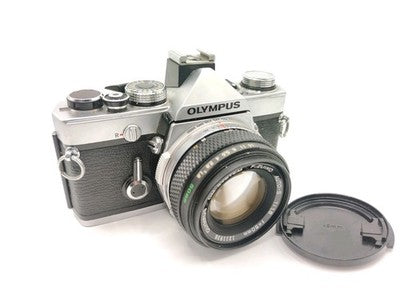 Vintage Olympus OM-1 SLR Film Camera W. 50mm Lens