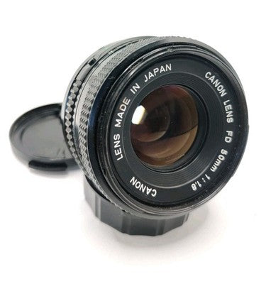 Vintage Canon FD 50mm f/1.8 Prime Lens For Film SLR (Made in Japan)