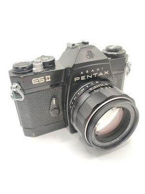 Asahi Pentax ES II SLR Film Camera W. 50mm Takumar Lens