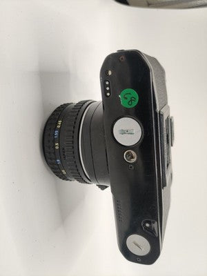 Vintage Pentax ME Super Black 35mm Film SLR Camera with SMC 50mm Lens
