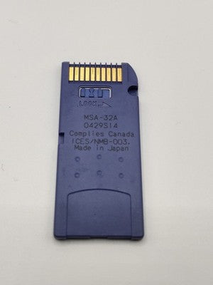 Sony 32MB Memory Stick Card - (MSA-32A) For Old Digital Camera