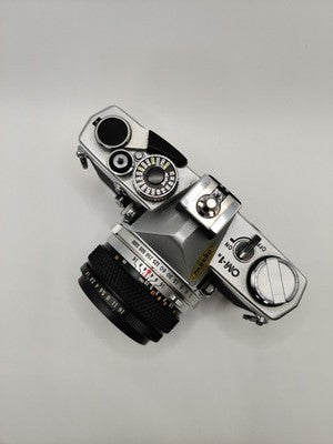 Vintage Olympus OM-1 SLR Film Camera W. 50mm Lens