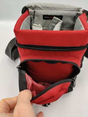 Lowepro Nova Micro Camera Shoulder Bag Satchel Padded Red For Digital Camera SLR
