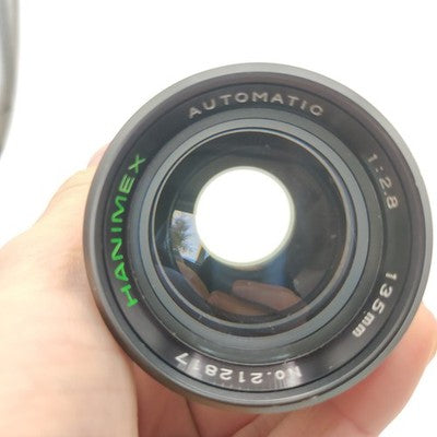Vintage Hanimex Automatic 135mm F/2.8 Telephoto Lens - M42 Mount