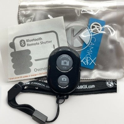 Wireless Bluetooth Camera Shutter Remote Control for iOS or Android Smartphones