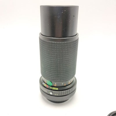 Vintage Ensinor Zoom 80-200mm F5.5 Telephoto Lens For Canon FD Mount SLR Camera