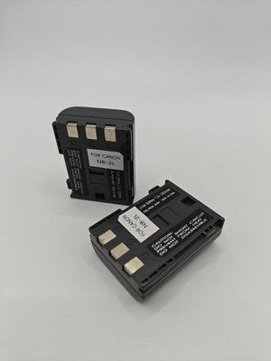2x Spare Batteries For Canon EOS 350D / 400D - USED Read Desc.