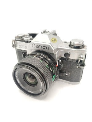 Vintage Canon AE-1 SLR Camera 35mm Film Kit with FD 35mm f/2.8 Lens