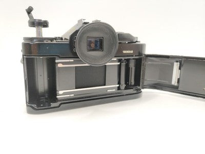 Vintage Canon A-1 35mm SLR Film Camera - Black W. 50mm F/1.8 Lens
