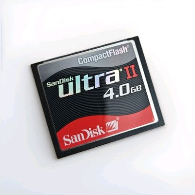 SanDisk Ultra II 4GB Compact Flash CF Memory Card For Digital Camera Eg. 400D
