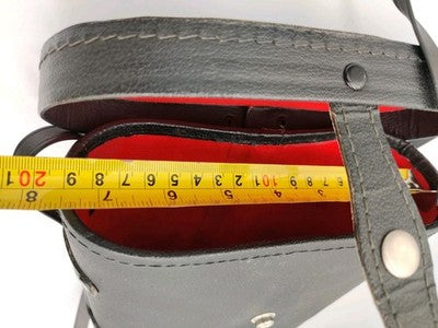 Vintage Leather Effect Hard Binoculars Storage Travel Case With Strap