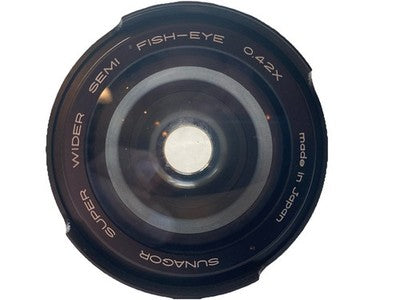 Sunagor Super Wider Semi Fish Eye 0.42x 55mm Mount Lens