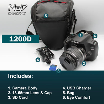Canon EOS 1200D Digital SLR Starter Set Bundle image 1