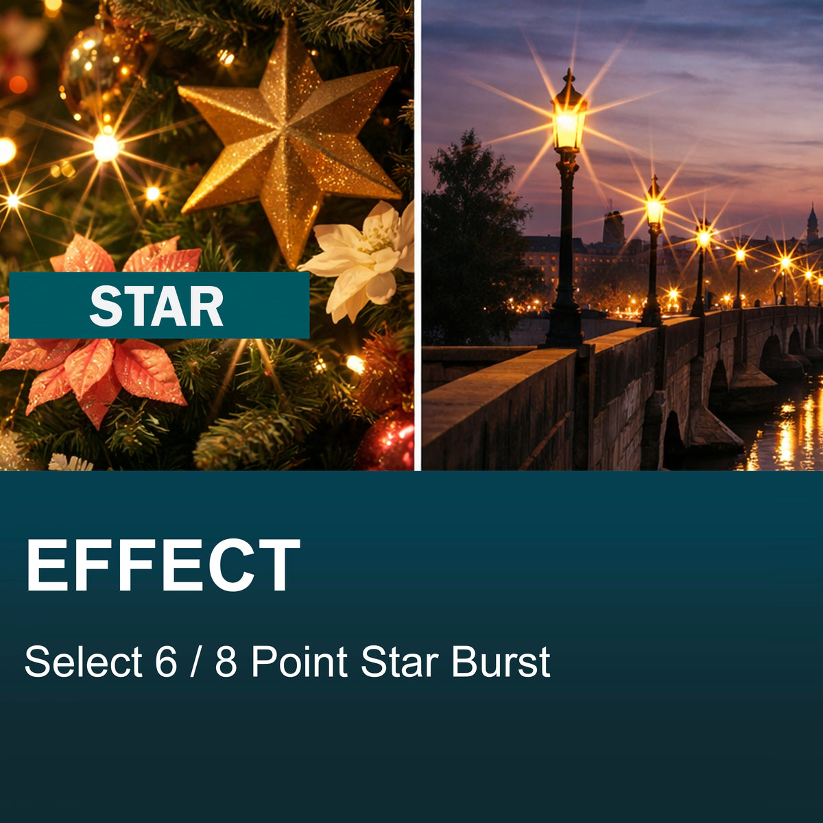 MaD Cameras Star Effect Camera Filter 6 / 8 Point