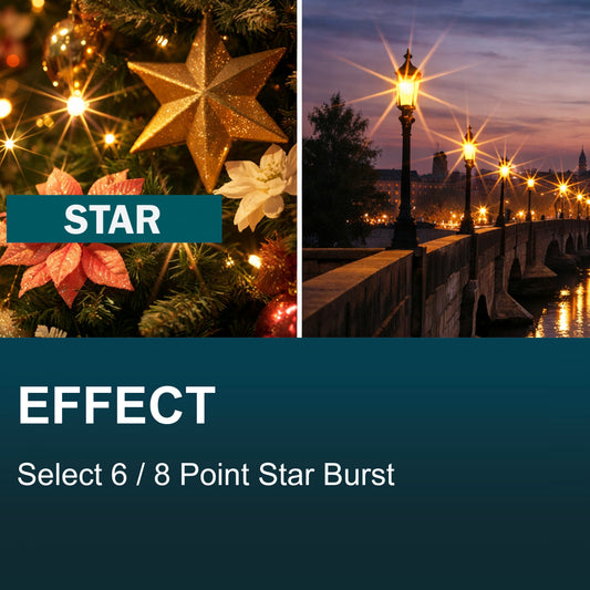 MaD Cameras Star Effect Camera Filter 6 / 8 Point