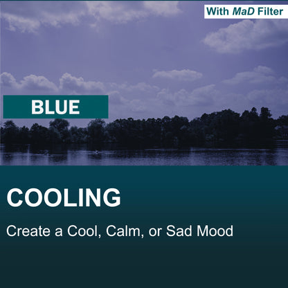 Blue Full Colour Camera Lens Filter image 3