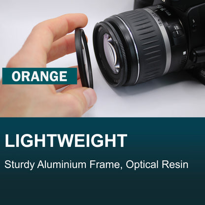 Orange Full Colour Camera Lens Filter image 5