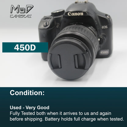 Canon EOS 450D Digital SLR + Long Lens Starter Set Bundle