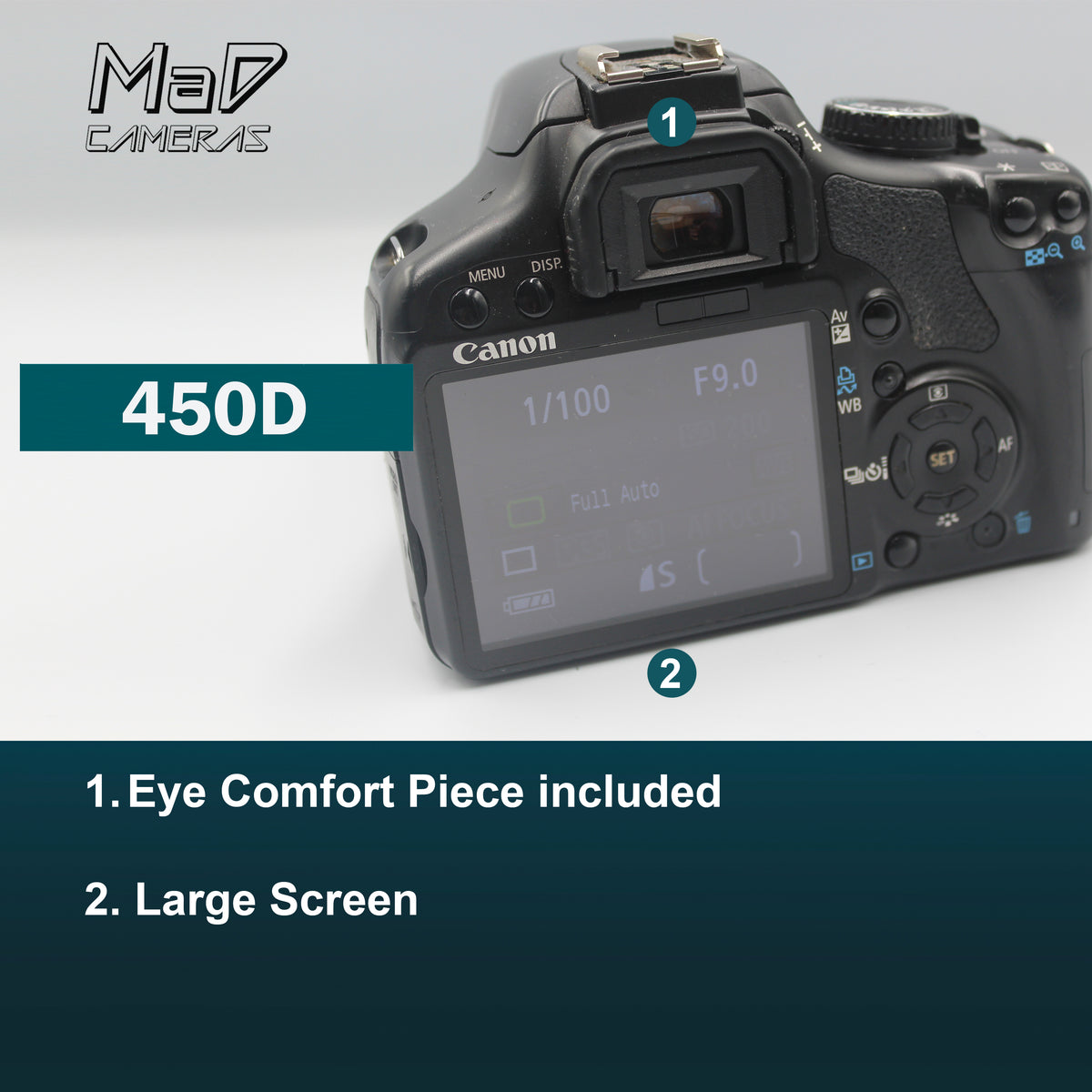 Canon EOS 450D Digital SLR + Long Lens Starter Set Bundle