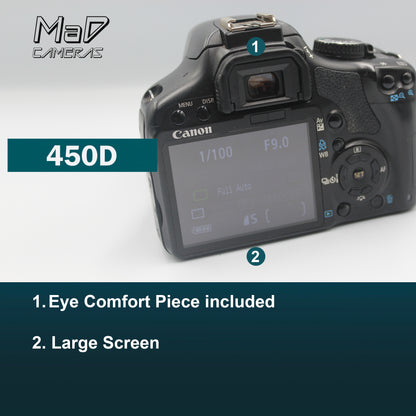Canon EOS 450D Digital SLR + Long Lens Starter Set Bundle