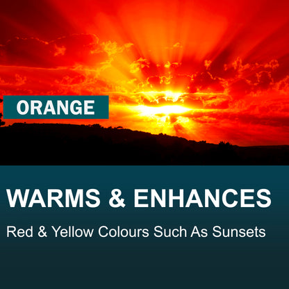 Orange Full Colour Camera Lens Filter image 3