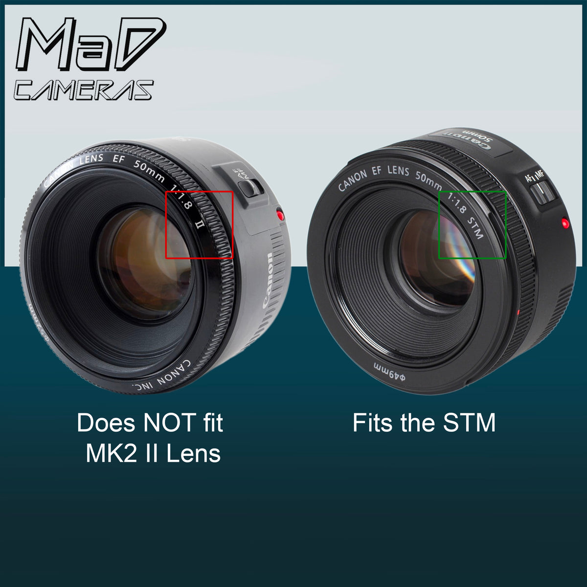 ES-68II Petal Tulip Hood For Canon EOS EF 50mm f/1.8 STM 49mm lens ES 68 II