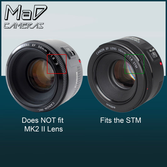 ES-68II Petal Tulip Hood For Canon EOS EF 50mm f/1.8 STM 49mm lens ES 68 II