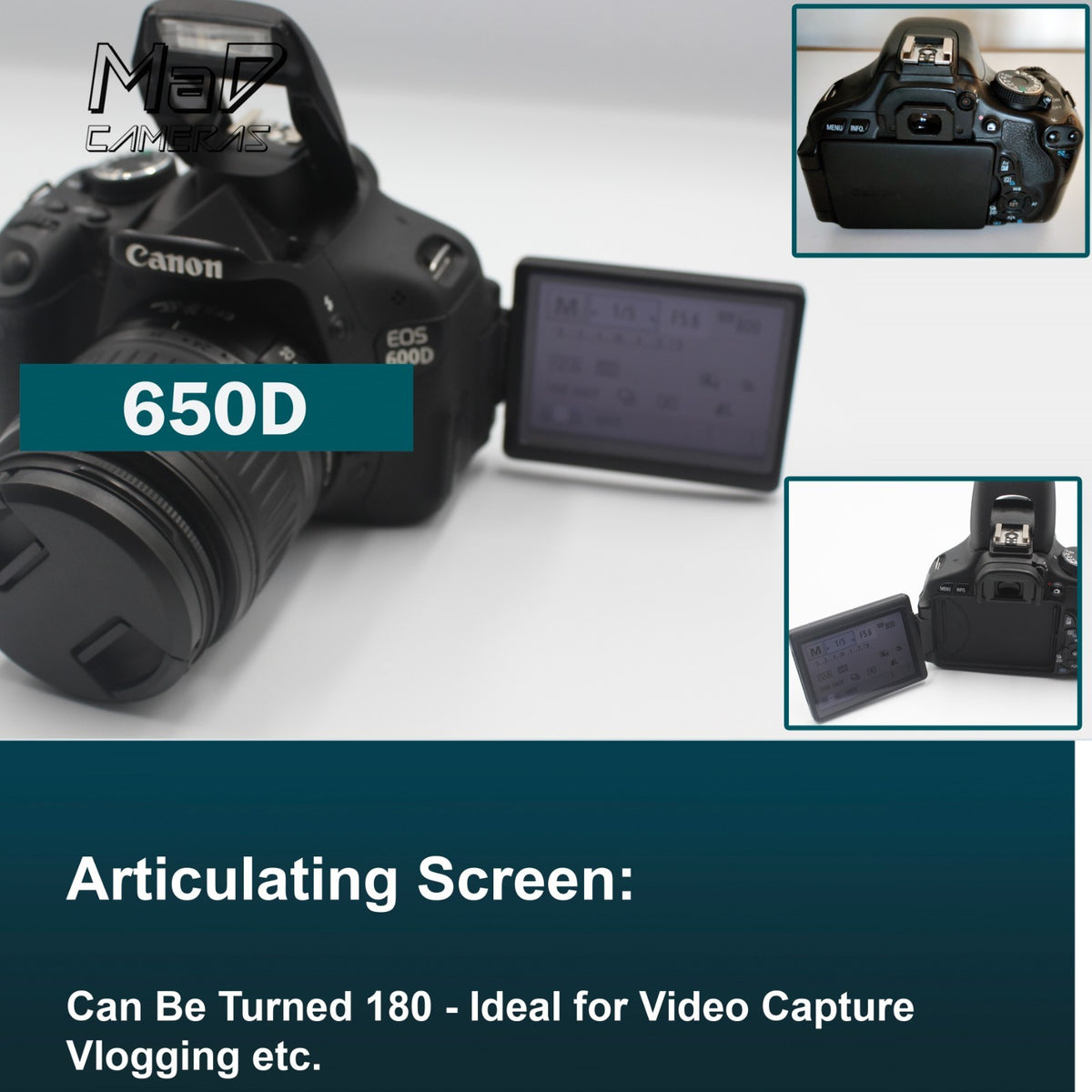 Canon EOS 650D / Rebel T4i Digital SLR Camera Starter Set Beginner Bundle Kit