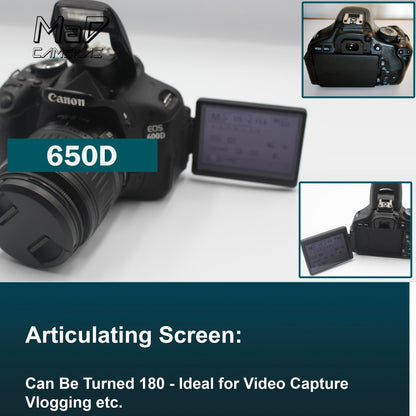 Canon EOS 650D / Rebel T4i Digital SLR Camera Starter Set Beginner Bundle Kit