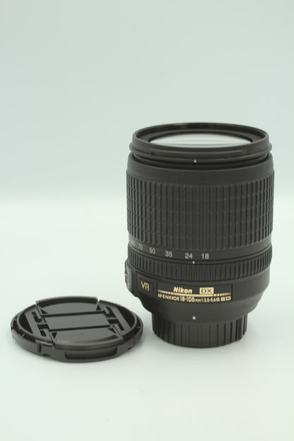 Nikon AS-S Nikkor 18-105mm F/3.5-5.6 G DX SWM VR IF ED Aspherical Lens DSLR