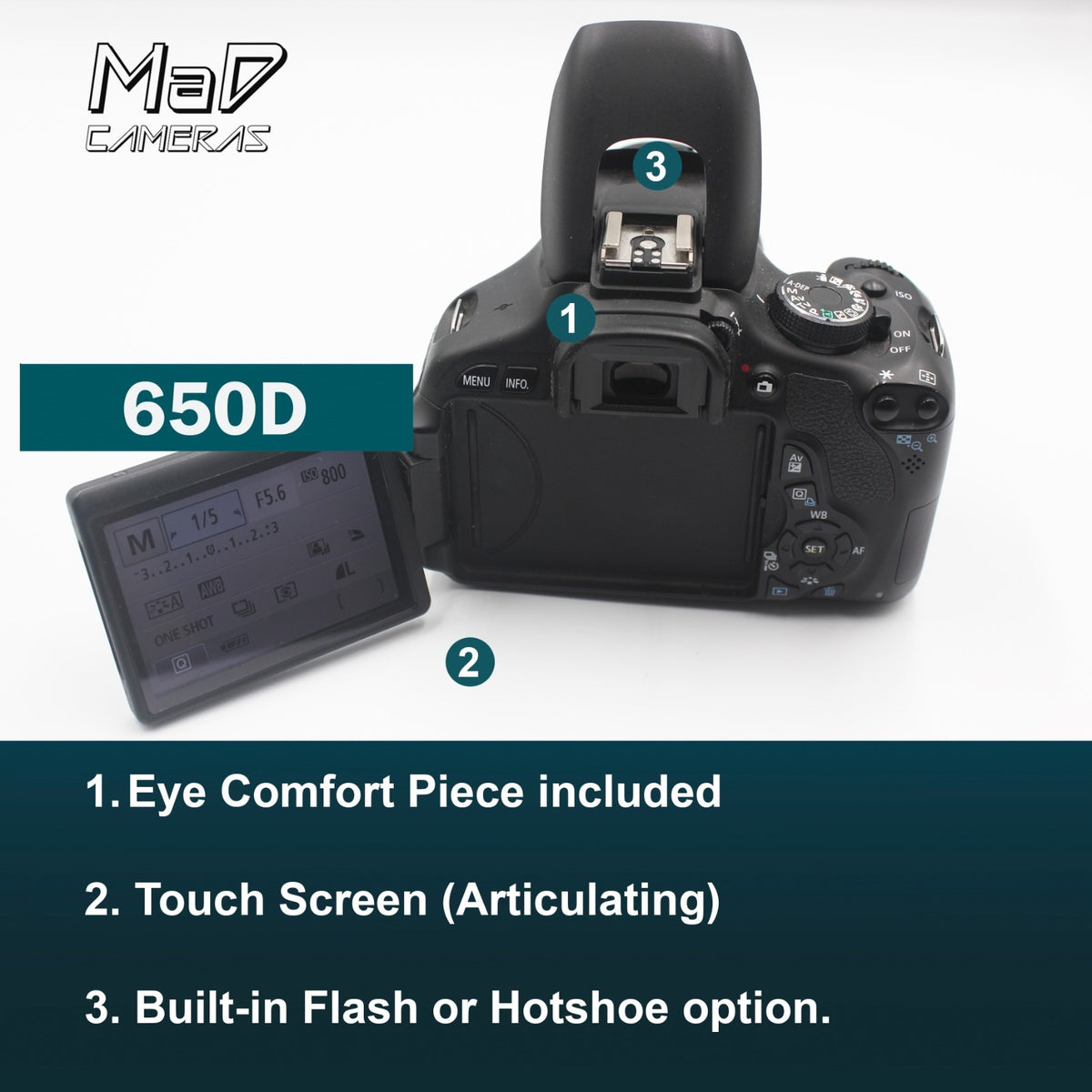 Canon EOS 650D / Rebel T4i Digital SLR Camera Starter Set Beginner Bundle Kit