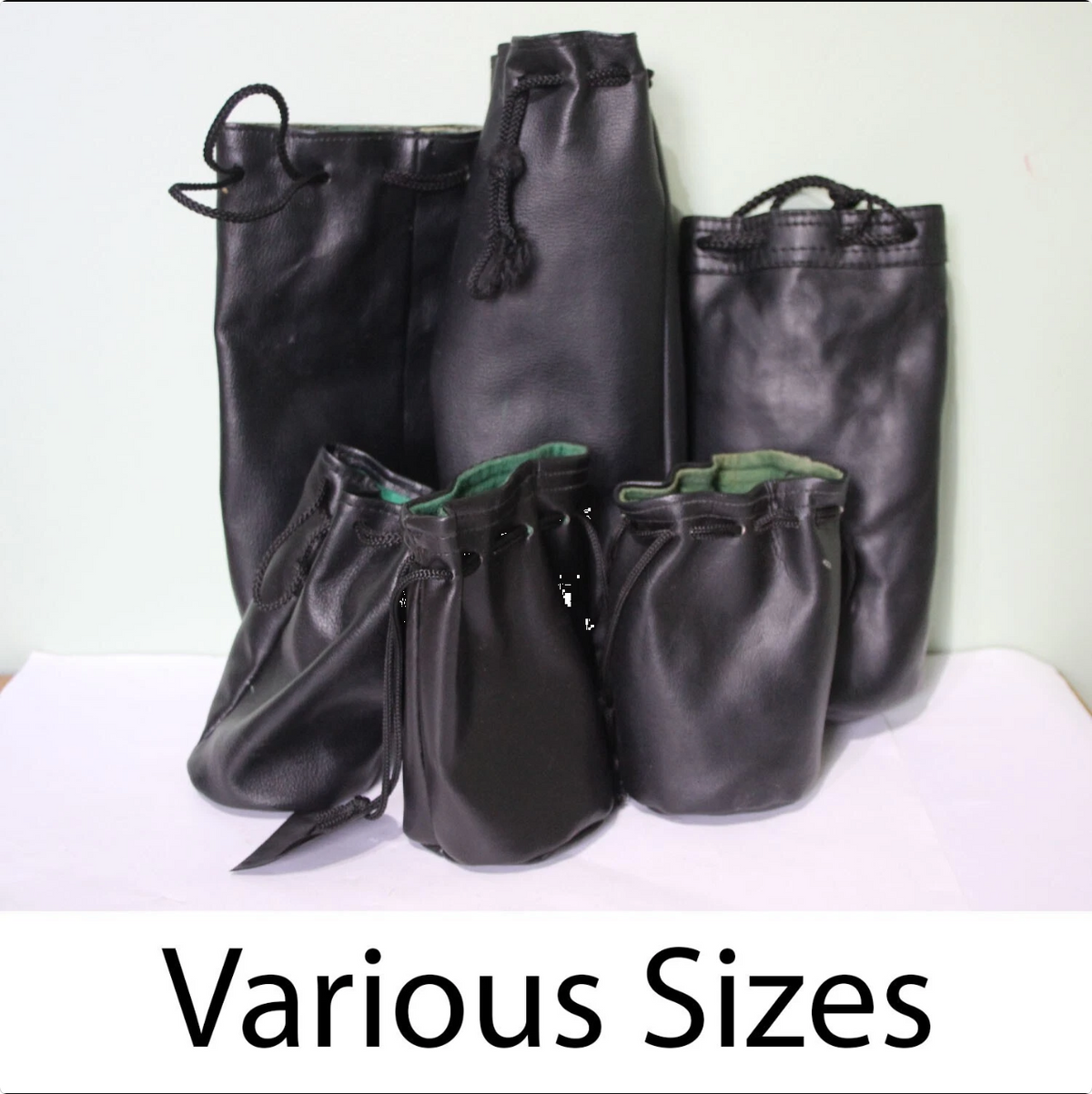 Vintage Soft Leather Style Lens Case/ Flash Pouch Cases Soft Cover Various Sizes