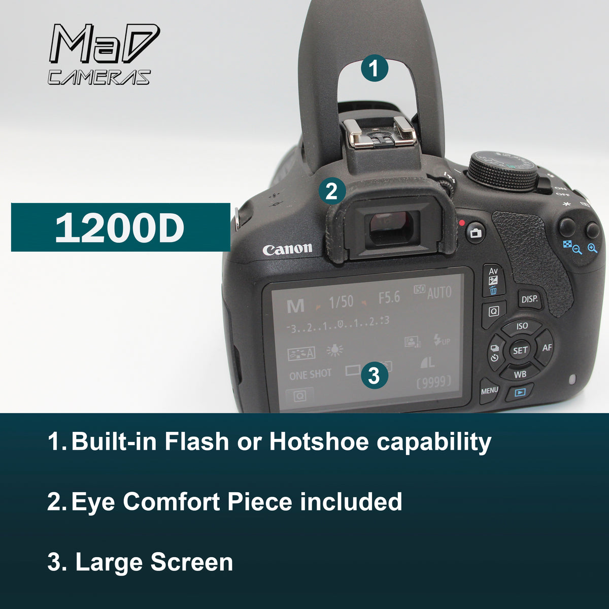 Canon EOS 1200D Digital SLR Starter Set Bundle image 4