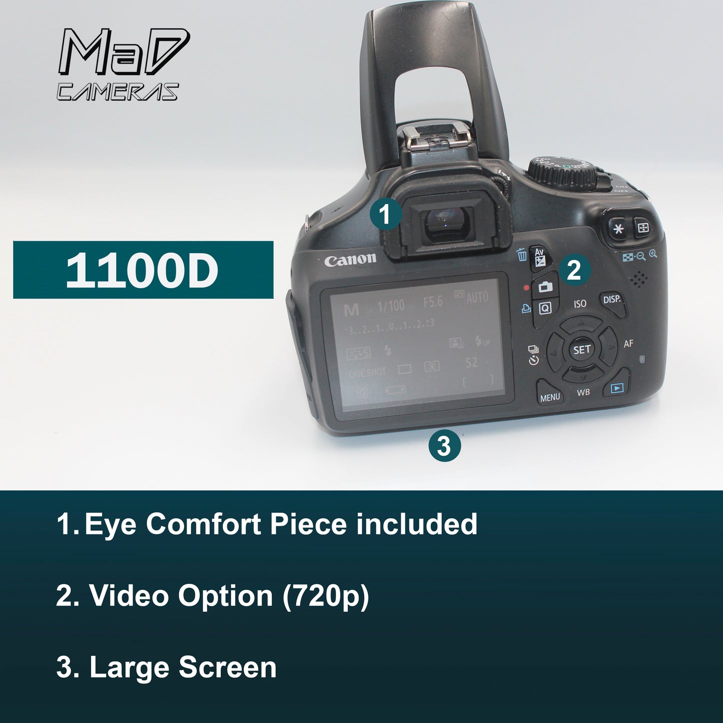 Canon EOS 1100D Digital Camera Starter Set image 5