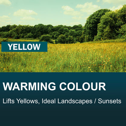 Yellow Full Colour Camera Lens Filter image 1