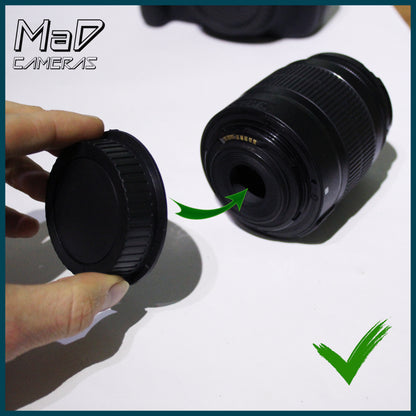 Front Body Cap and Rear Lens Cap for Canon EF / EF-S Mount Cameras image 2