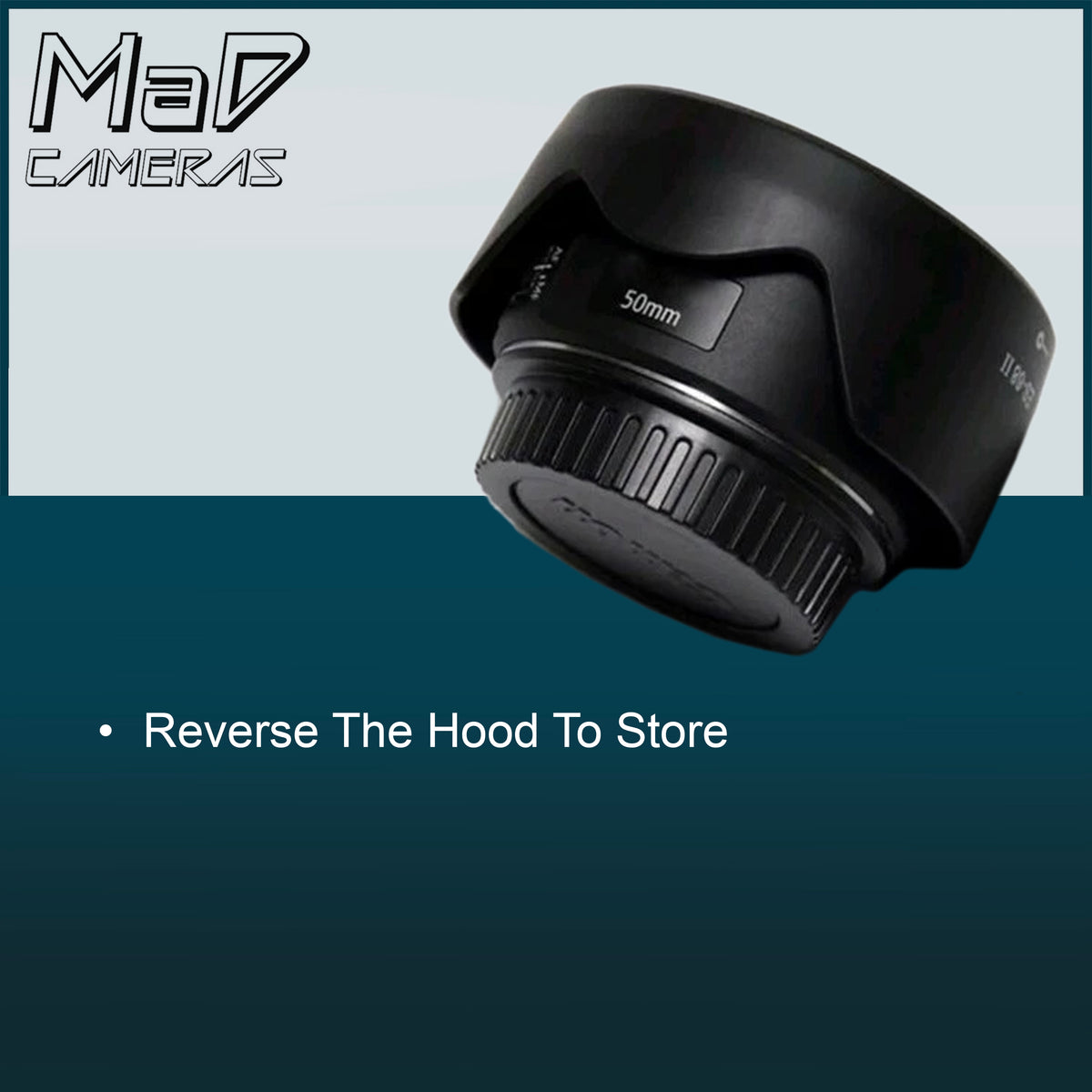 ES-68II Petal Tulip Hood For Canon EOS EF 50mm f/1.8 STM 49mm lens ES 68 II