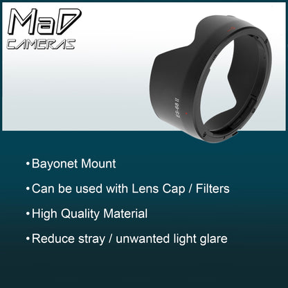 ES-68II Petal Tulip Hood For Canon EOS EF 50mm f/1.8 STM 49mm lens ES 68 II