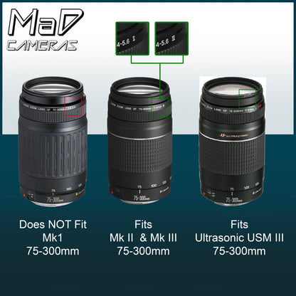 ET-60II Petal Tulip Flower Hood for Canon EF 75-300mm / EF 75-300mm /  90-300mm